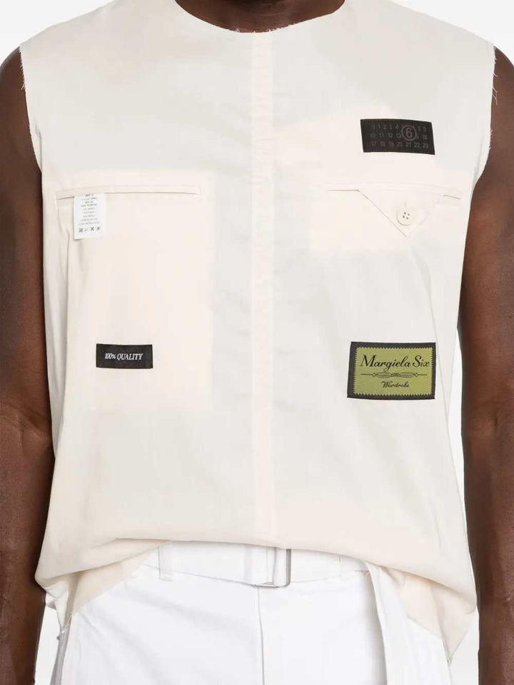 Mm6 Maison Margiela SWEATER - White | f0352c083fa33198bec7fda999e39f6853cd0b62