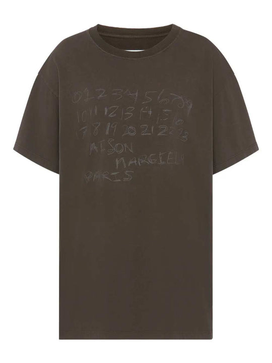 T-Shirt With Number Motif