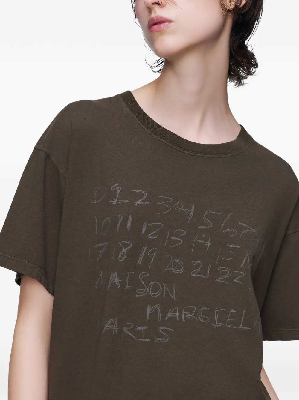Maison Margiela TSHIRT - Brown | ed954d79d6a842def1d9bcd8f809af9e093d0134