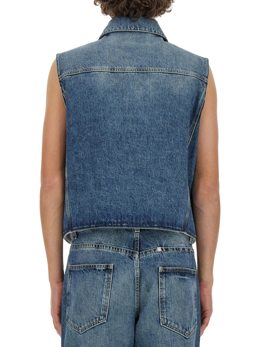 Givenchy Gilet - Blue | Wanan Luxury