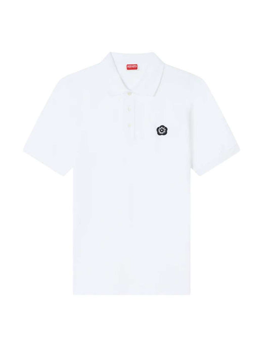 Slim-Fit Cotton Polo Shirt "Boke Flower 2.0"