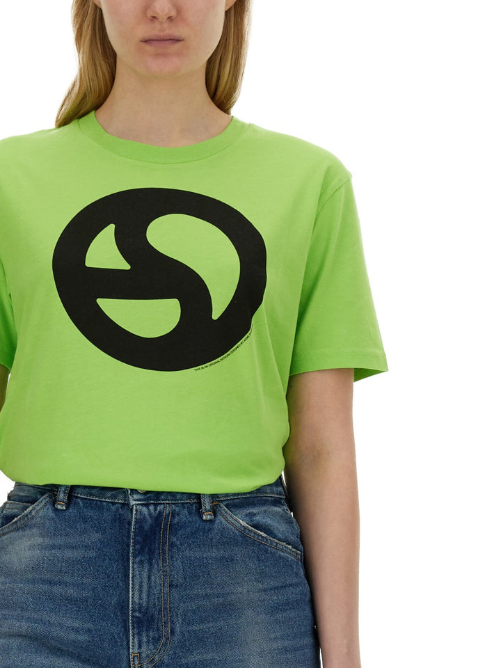 Acne Studios T shirts - Green | a7c1e25276b46c6c3ca9ff6cdf272000493bb3ec