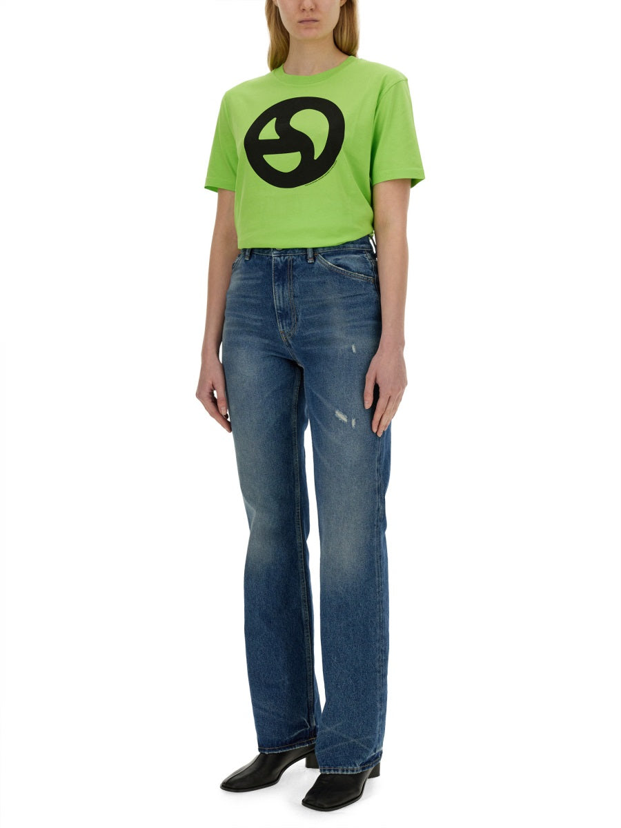Acne Studios T shirts - Green | 462ab130b0561865de92188b1b6ed0163da302f1