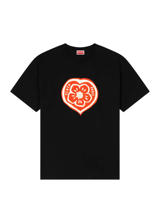 Loose-Fitting Cotton T-Shirt "Kenzo Boke Heart"