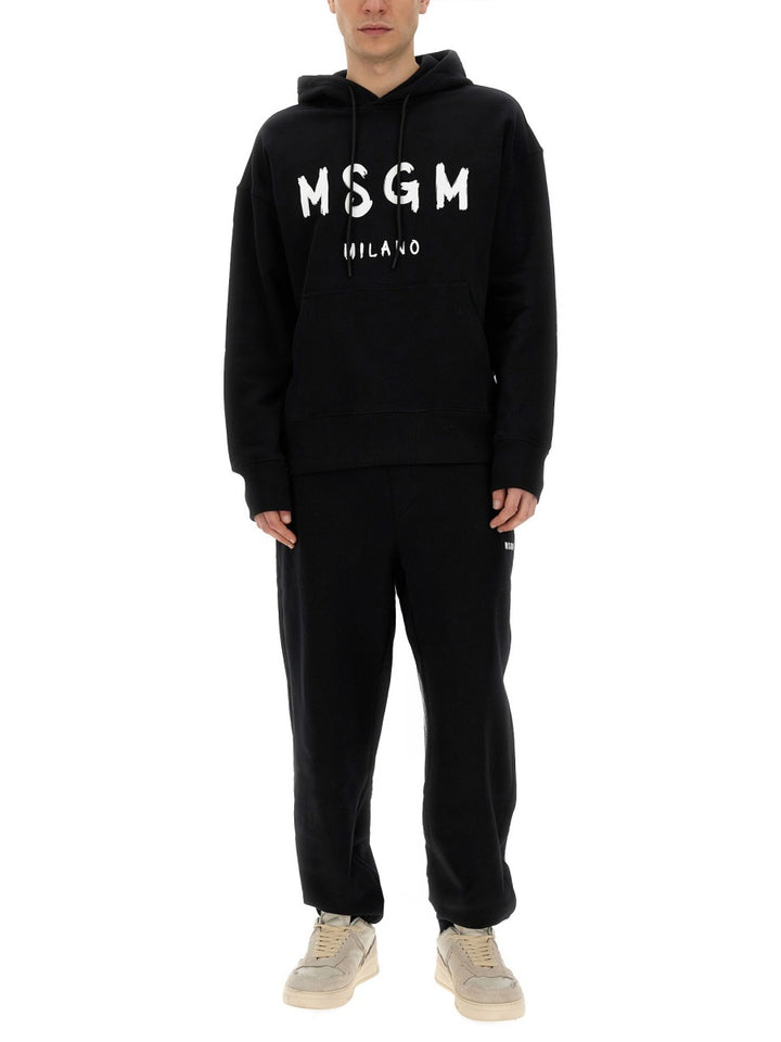 MSGM Sweatshirts - Black | Wanan Luxury