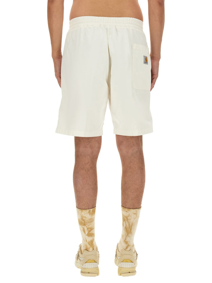 Carhartt Wip Shorts - White | Wanan Luxury