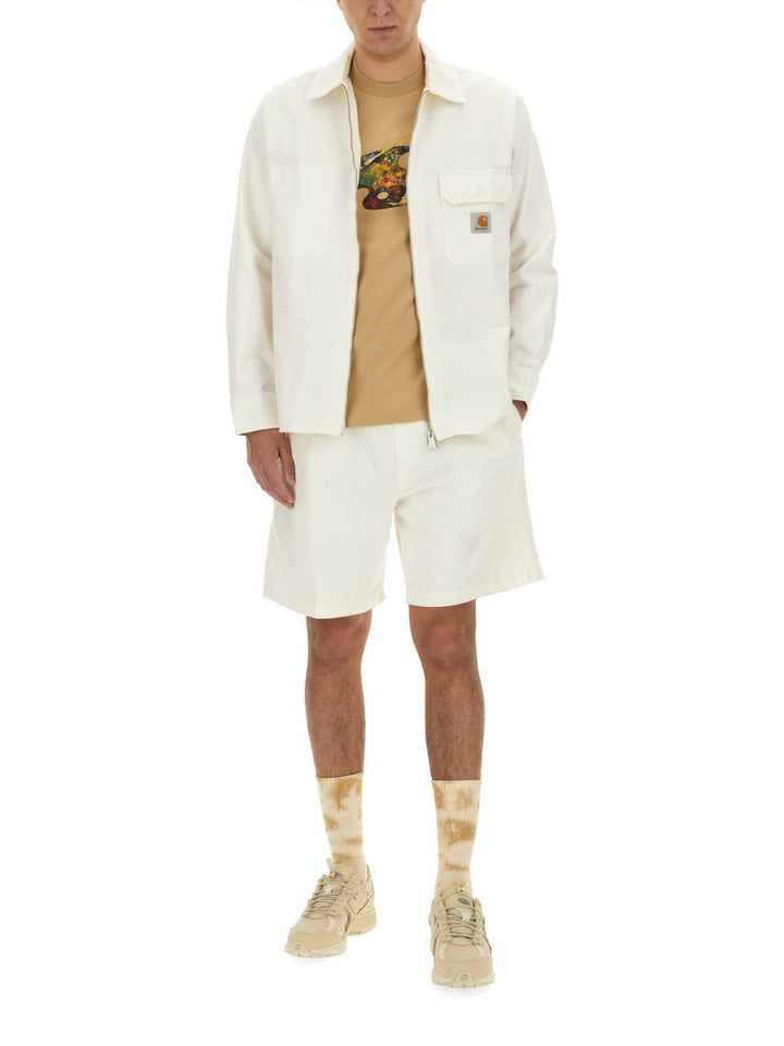 Carhartt Wip Shorts - White | Wanan Luxury