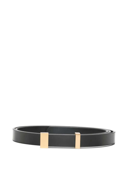 Belt With Gold-Tone Buckle