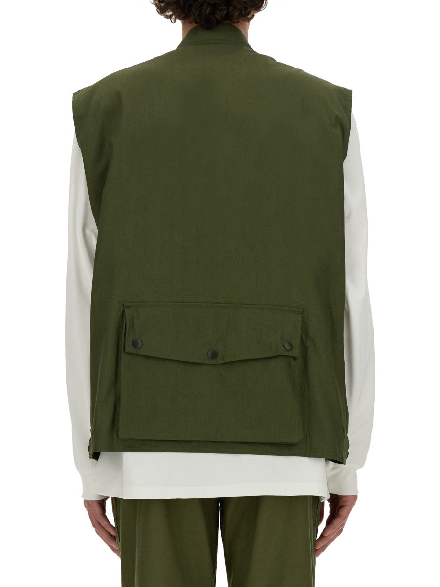 Needles Gilet - Green | Wanan Luxury