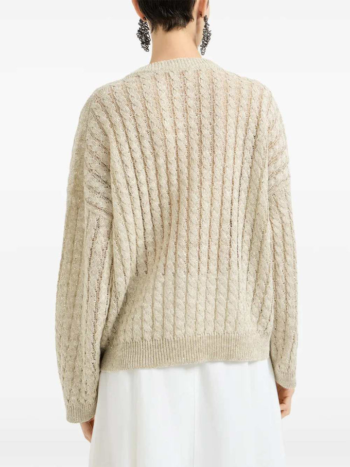 Brunello Cucinelli SWEATER - Nude & Neutrals | 0779b04d1f70fbe535ac12724a97b7c75504cb84