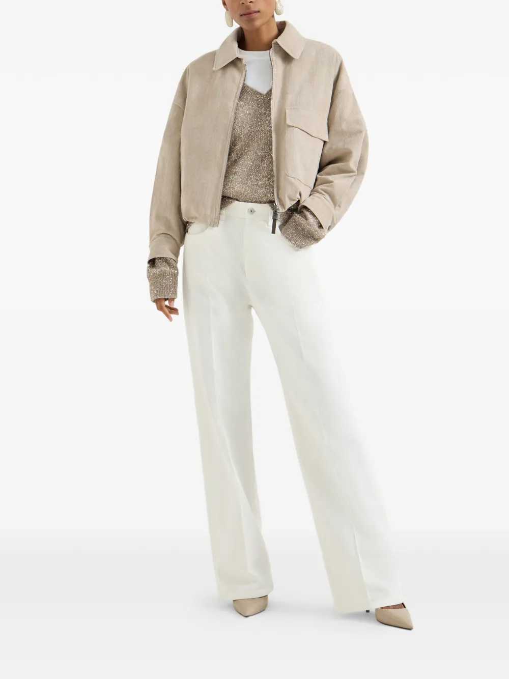 Brunello Cucinelli PANTS - White | 56df058dc498ac01f6baa08b60a1062c829589f5