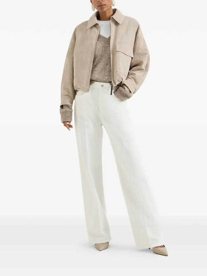 Brunello Cucinelli PANTS - White | 56df058dc498ac01f6baa08b60a1062c829589f5