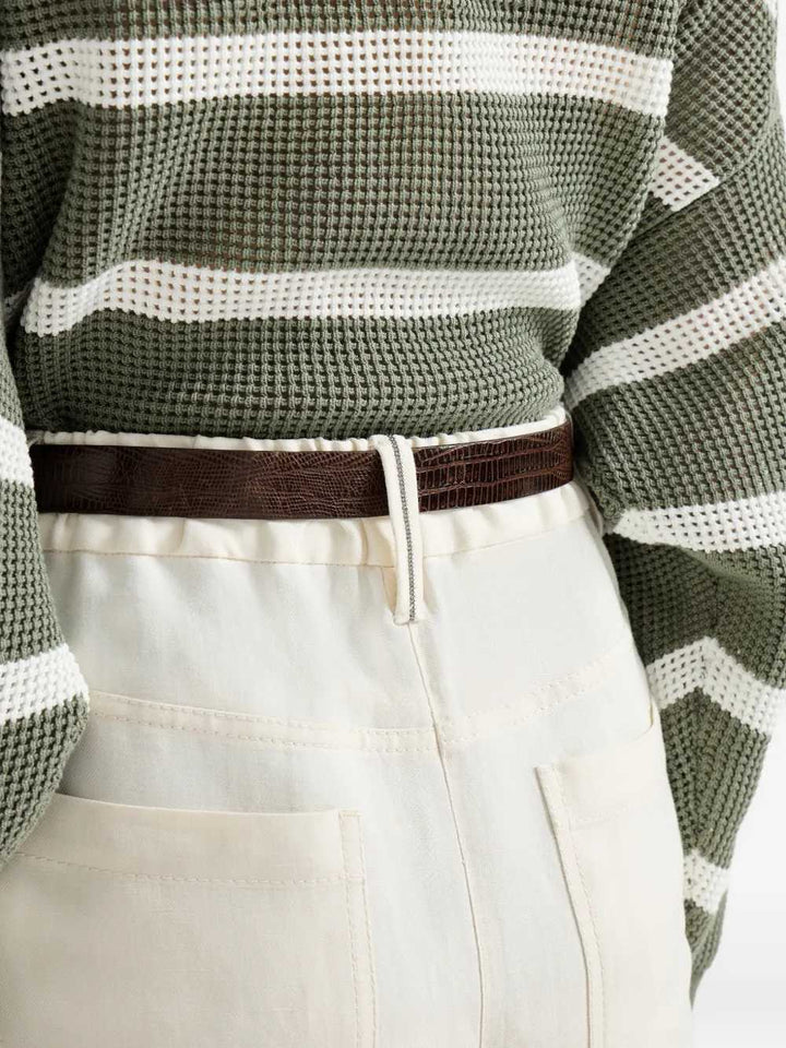 Brunello Cucinelli PANTS - White | aa34a135b5bcb199f90402f646dbc9287fb877d1