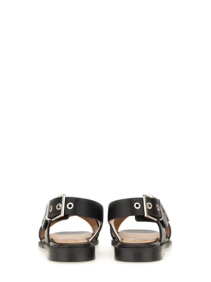 Ganni Sandals - Black | Wanan Luxury