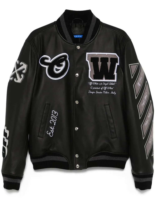 Leather Bomber Jacket