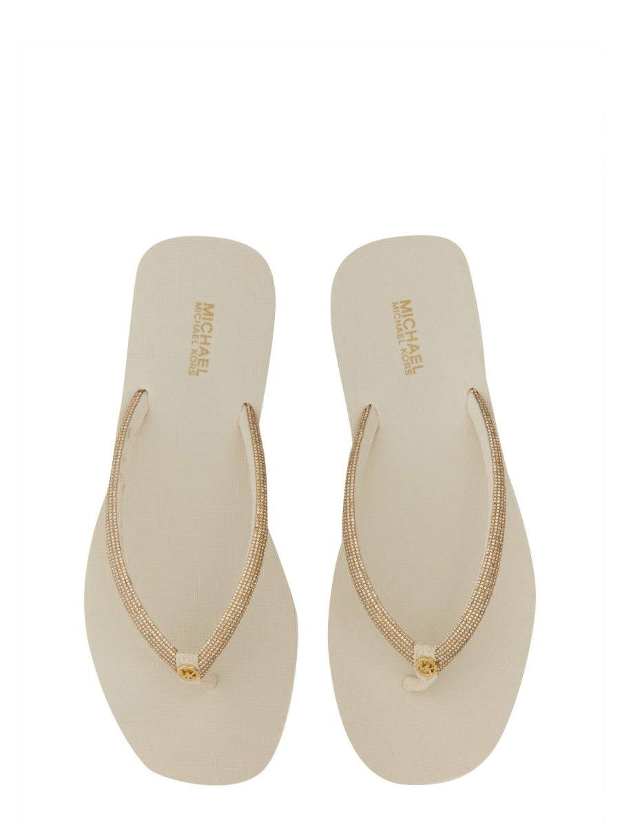 Michael Kors Flat Shoes - Beige | Wanan Luxury