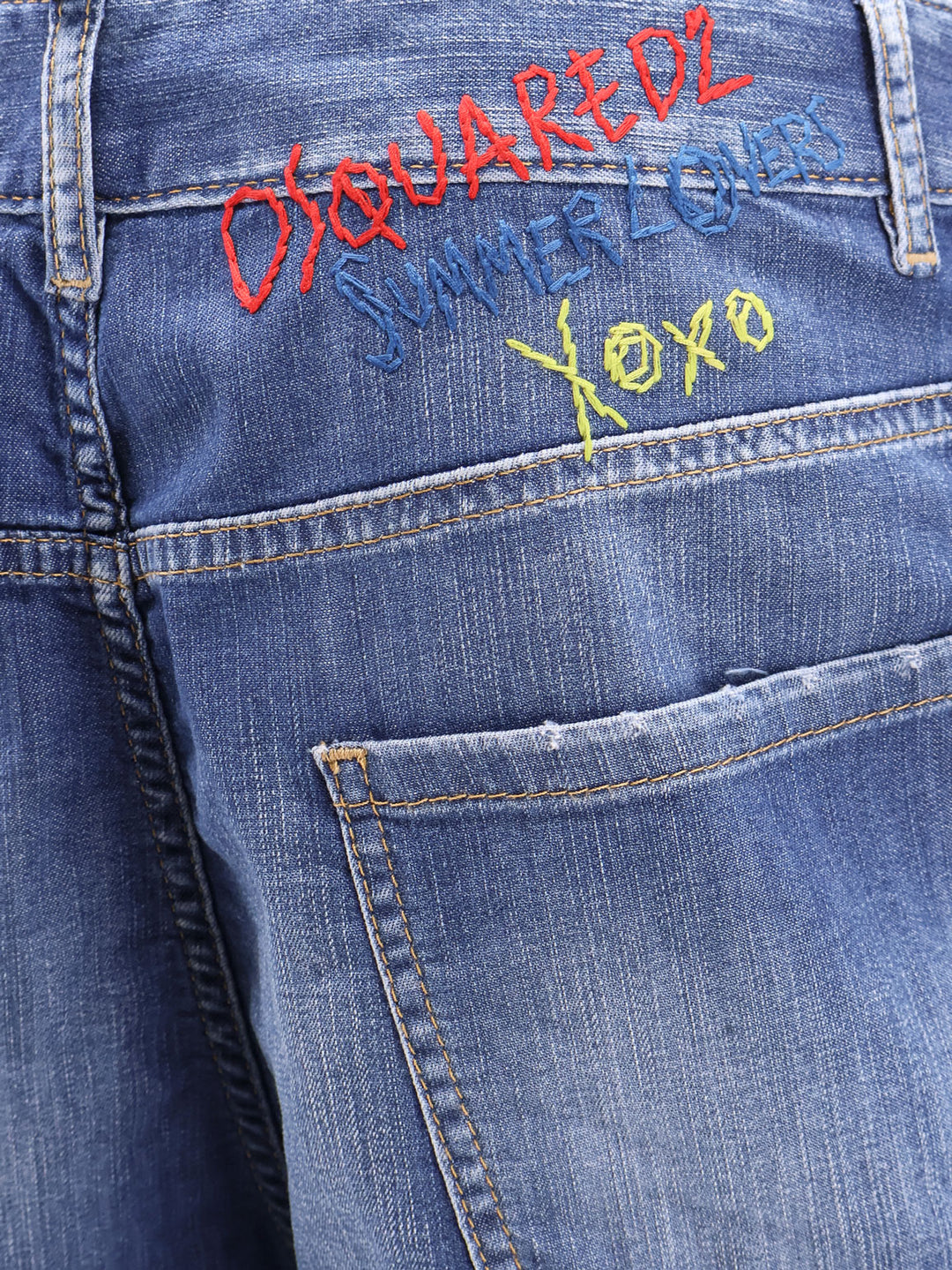 Dsquared2 Shorts - Blue and green | 38cebbaae04b7401cabf9cb5afeeab598d56ec52