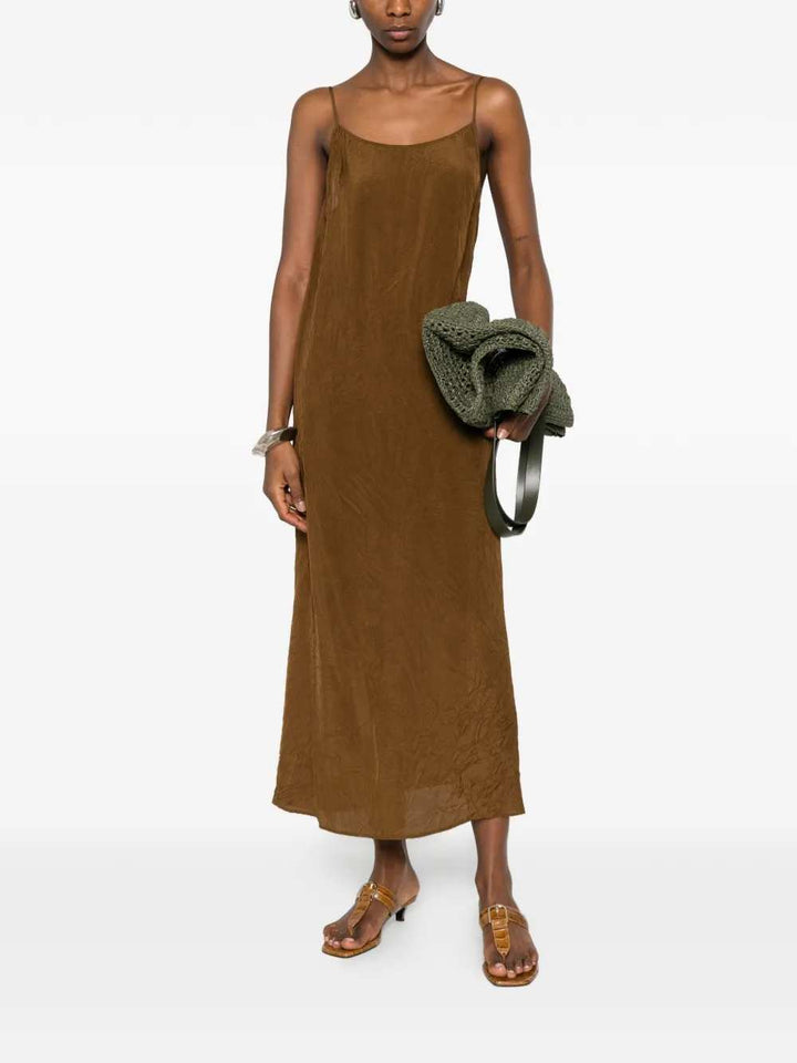 Uma Wang Long dresses - Brown | e8247cea1cee85e24602946f143a0aa01b1a9cea