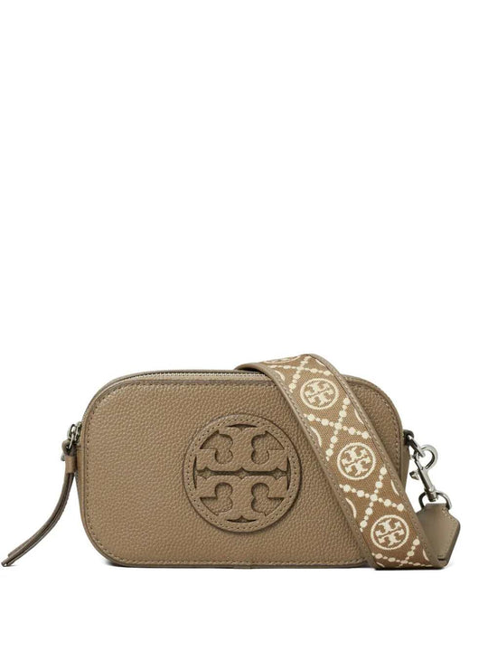 Miller Leather Shoulder Bag With Embossed Logo