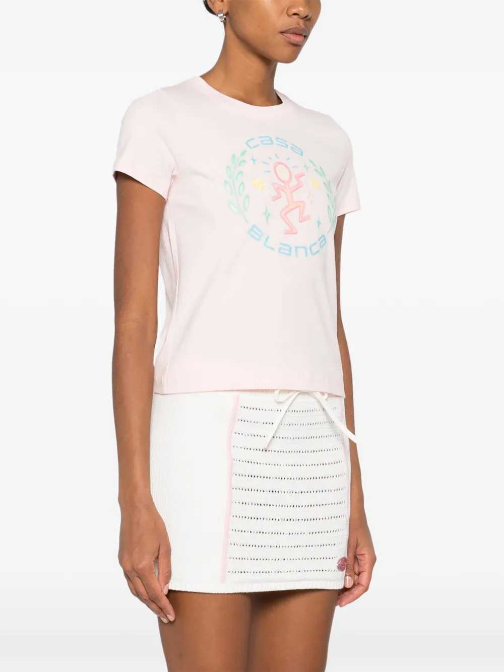 Casablanca TSHIRT - Pink & Purple | e907a54615724e37b8d373d3b5ae82593f7fd608