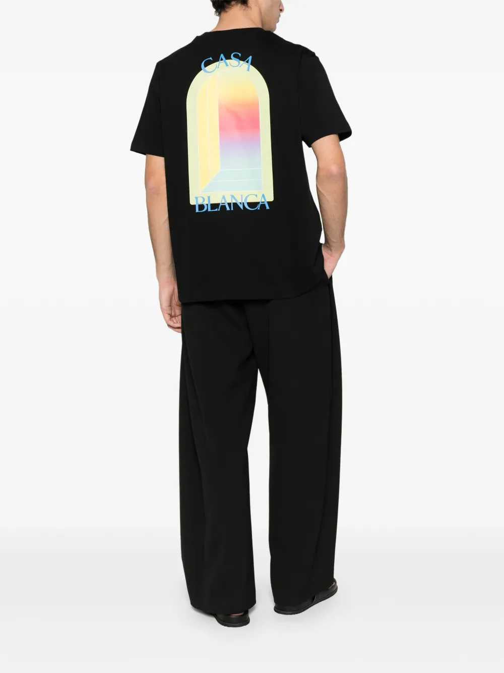 Casablanca TSHIRT - Black | bb781ed9163437bb88a8bd4b9da7442d7f386003
