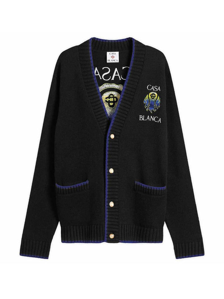 Casablanca SWEATER - Black | 66cf89f6cc3c835e28339d902fb79bd75acd2466