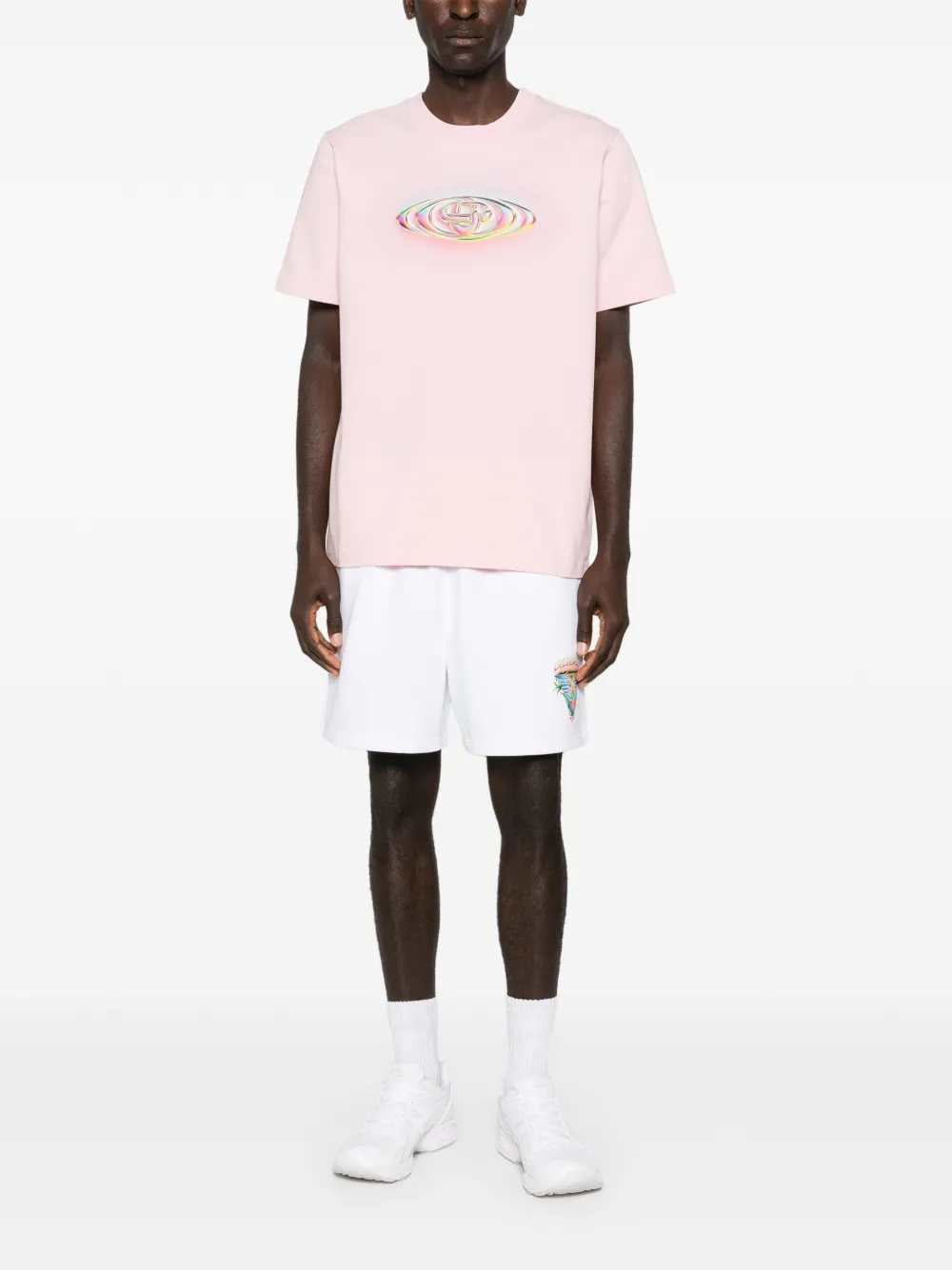 Casablanca TSHIRT - Pink & Purple | 283d44767a580508ef69f25672e67e67bce89f3f