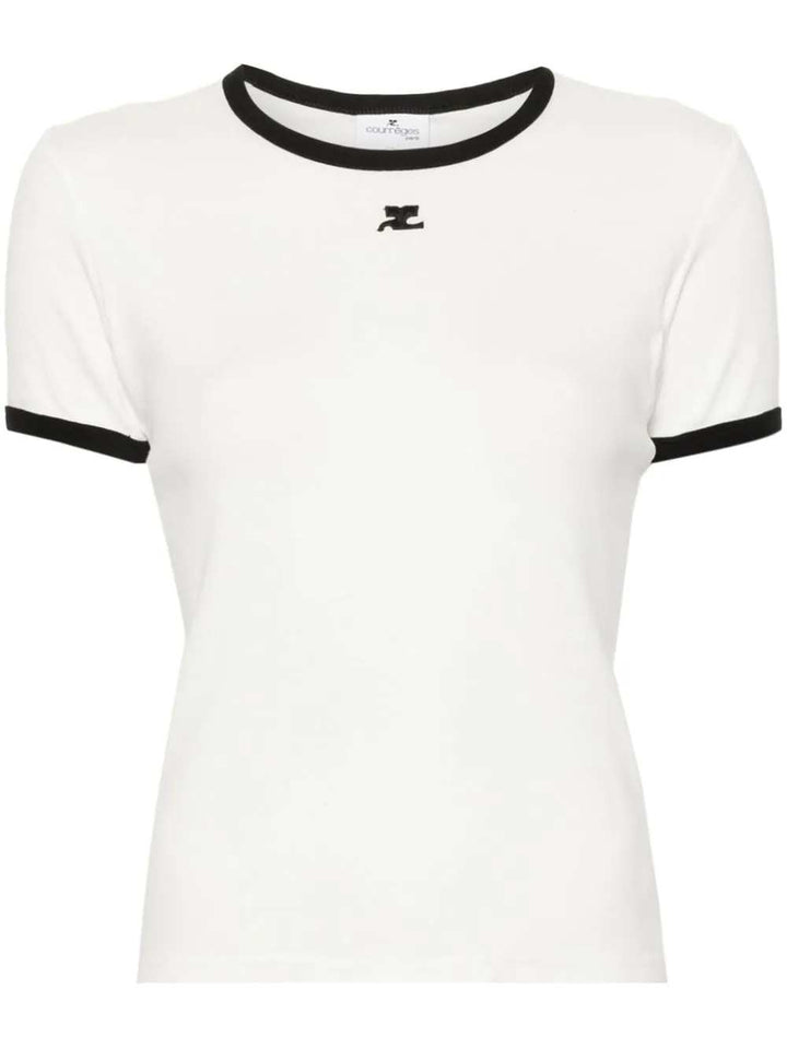 Courreges T-shirts - White | 326eaf9beaacf7cd6b151a30706c17b01ebb1c5d