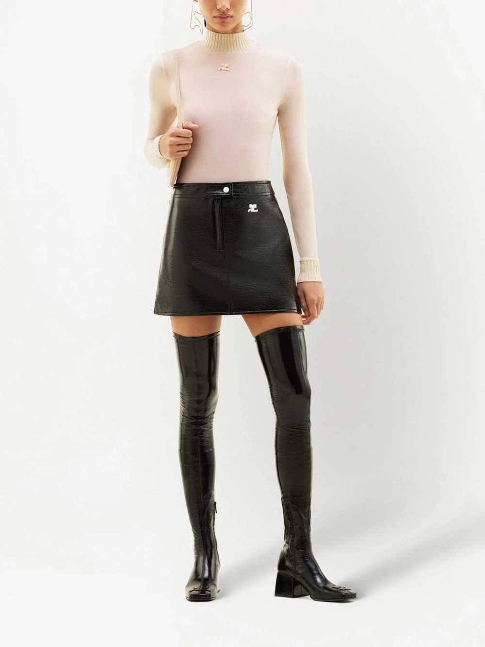 Courreges Mini skirts - Black | 5529756341ae4ca1bb28506a75b9711e664dbb0f