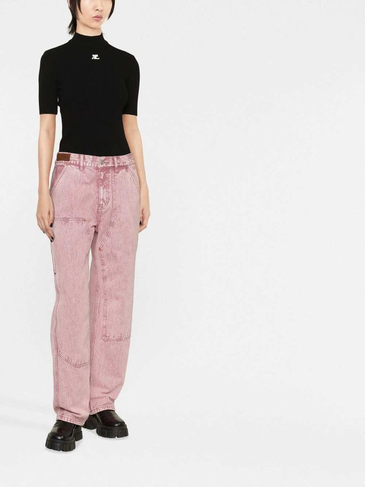 Courreges Sweater - Black | 8ac53f7066196f9e598e92002bcdaf33b88cd487