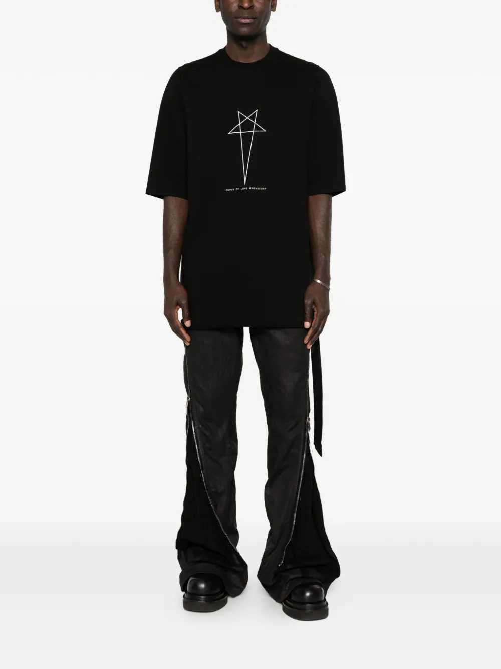 Rick Owens Drkshdw TSHIRT - Black | da4145345df71b7ff3d0473485b205a6f4aaf760