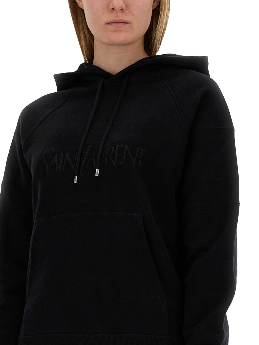 Saint Laurent Sweatshirts - Black | Wanan Luxury