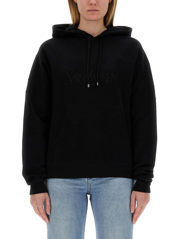 Saint Laurent Sweatshirts - Black | Wanan Luxury