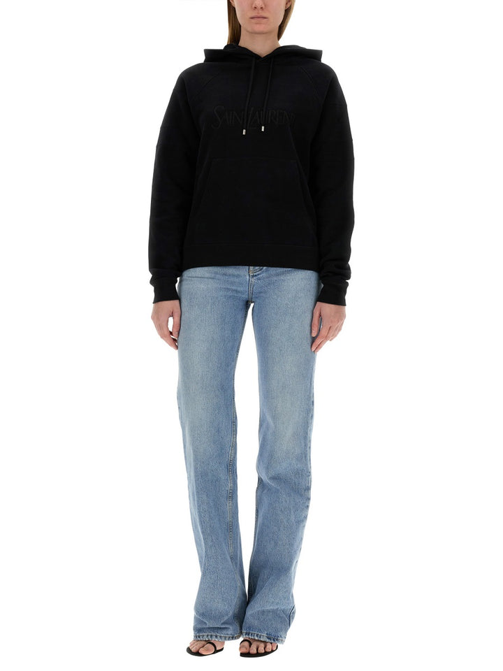Saint Laurent Sweatshirts - Black | Wanan Luxury