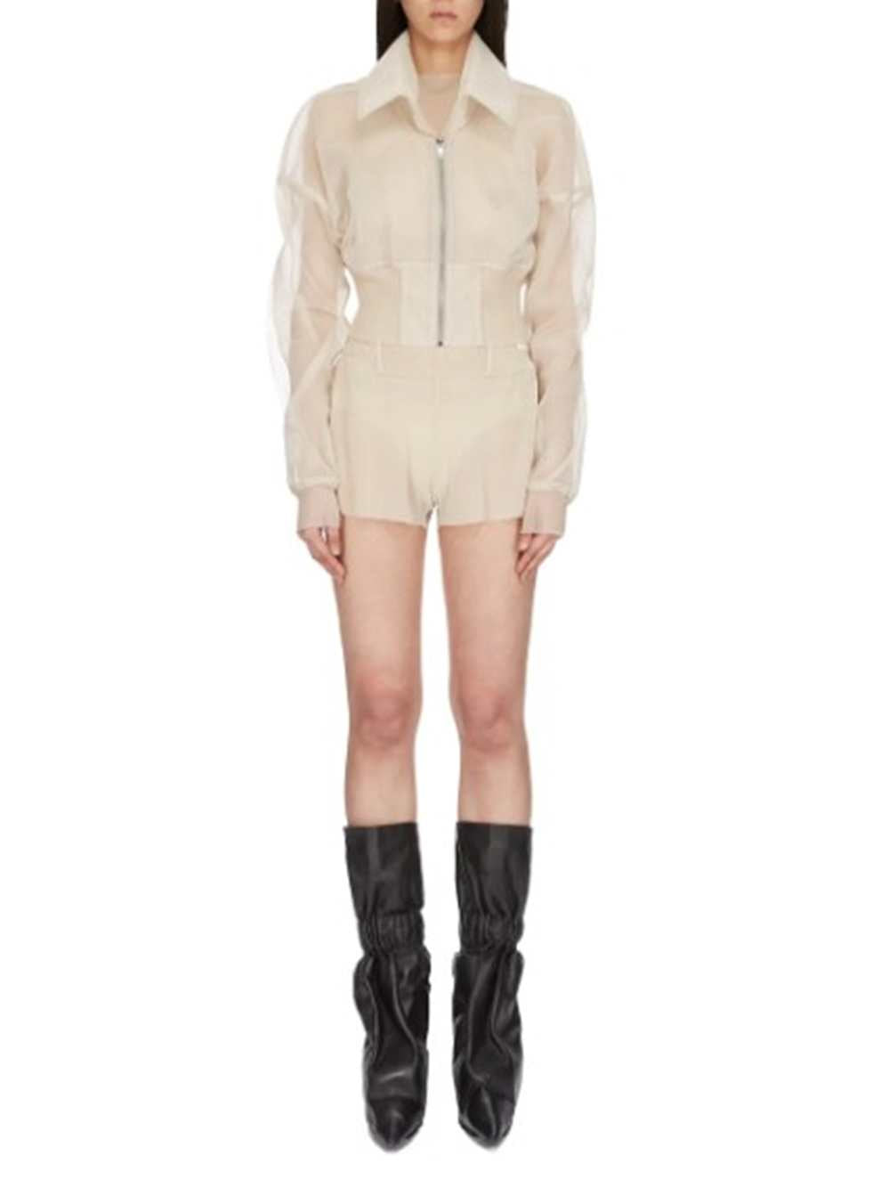 Rick Owens JACKET - Nude & Neutrals | 418fbd4ed5bd9e8ce2b552b6947d6d644f3bde3c