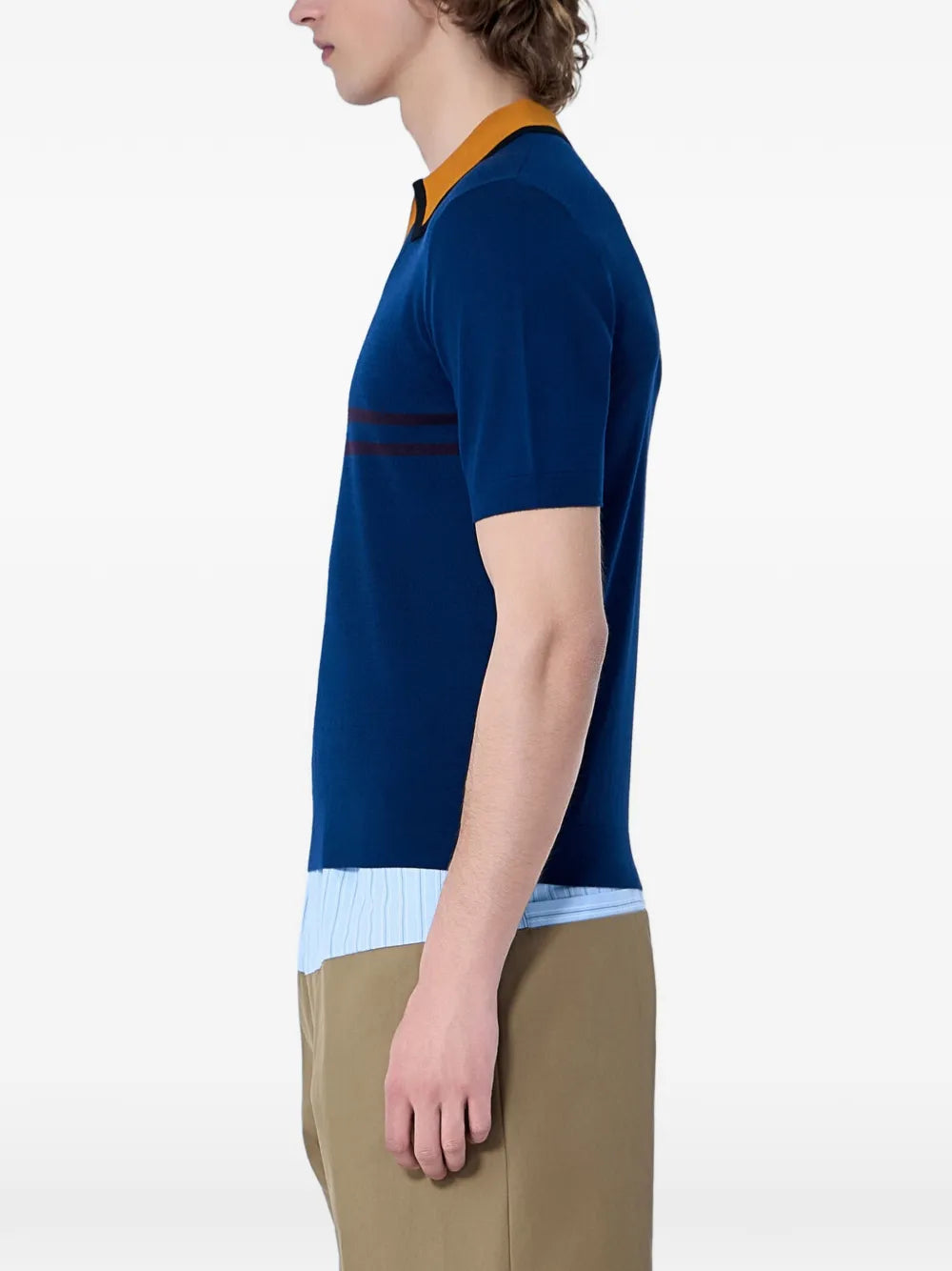 Dries Van Noten POLO - Blue | a94c8da0863acb8b4f423a62068757c5a587448a