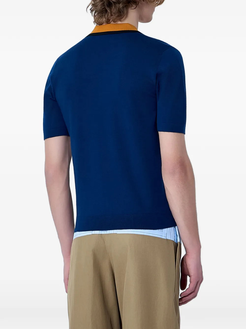 Dries Van Noten POLO - Blue | bfab9a881c95bd68cb5f35592f37609b1cf6335e