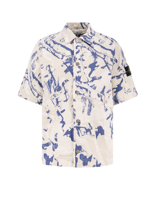 Organic Cotton Shirt With Iconic Patch