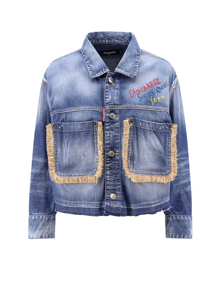 Dsquared2 Jackets - Blue and green | 1ecebd8b2a7fed5cf313503f07731e67c46f7c4a