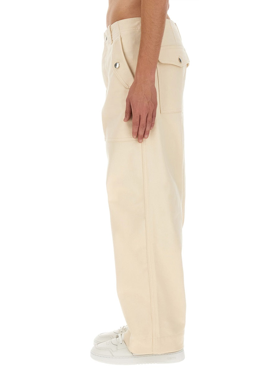 Maison Kitsuné Pants - White | Wanan Luxury