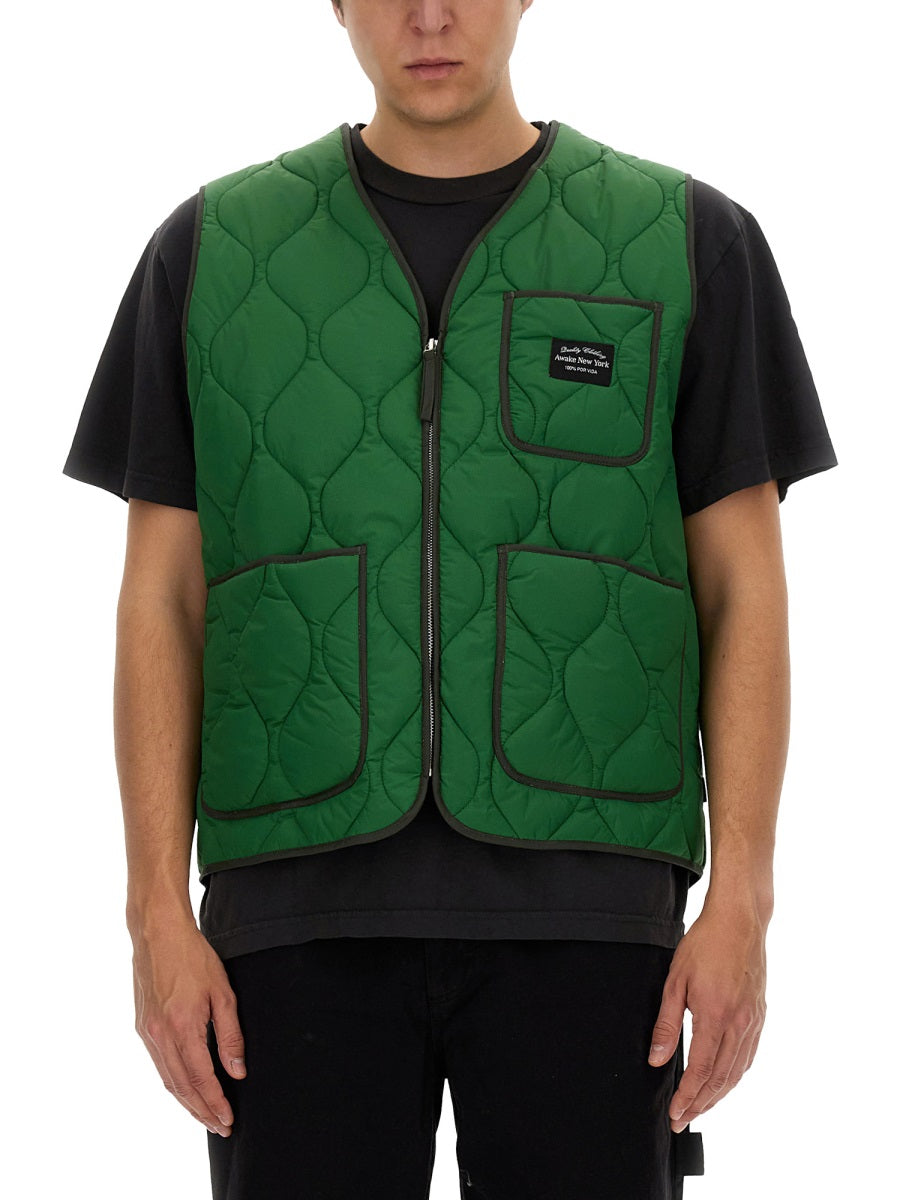 Awake NY Gilet - Green | Wanan Luxury