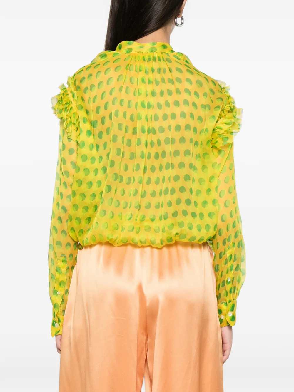 Dries Van Noten SHIRT - Yellow & Orange | 7088069713a18803a7a466998dbffec7e6d88dbc