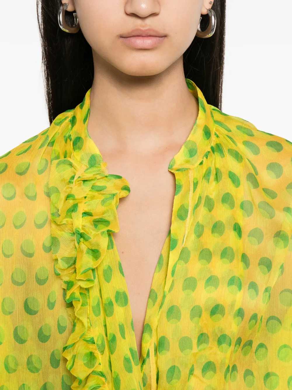 Dries Van Noten SHIRT - Yellow & Orange | 8e341fbedfb760ce9fc0ce9d85ca7a6aa5795102