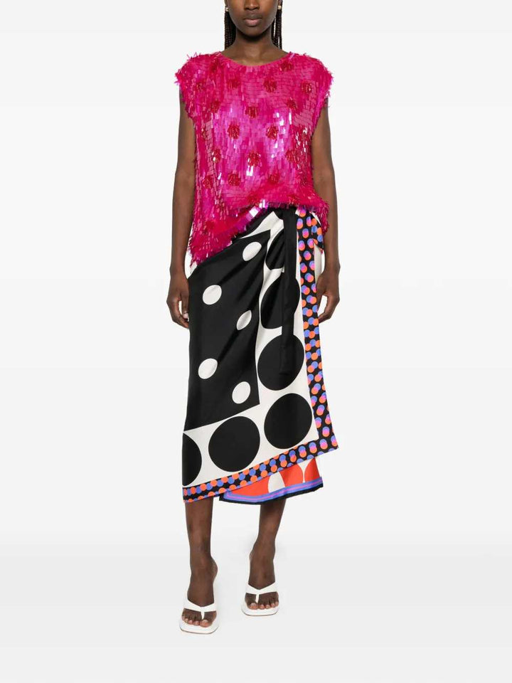 Dries Van Noten TOP - Pink & Purple | c825012bd093295b31411524c445d5f4cf893ccf