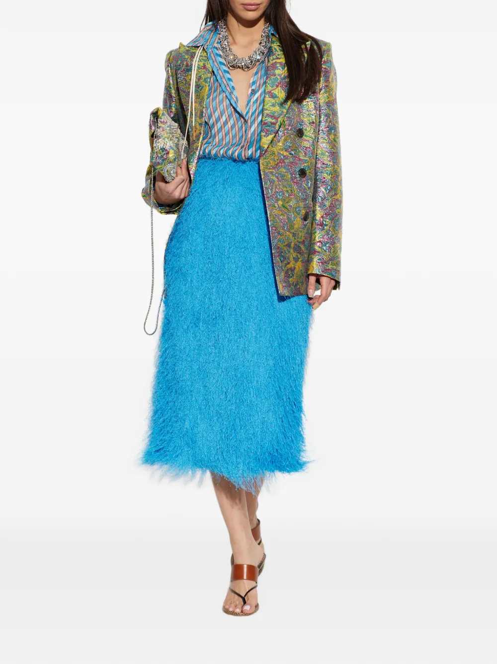 Dries Van Noten SKIRT - Blue | 9fb5b1a2f73eb9acfc057adf25c107b01eba6d01