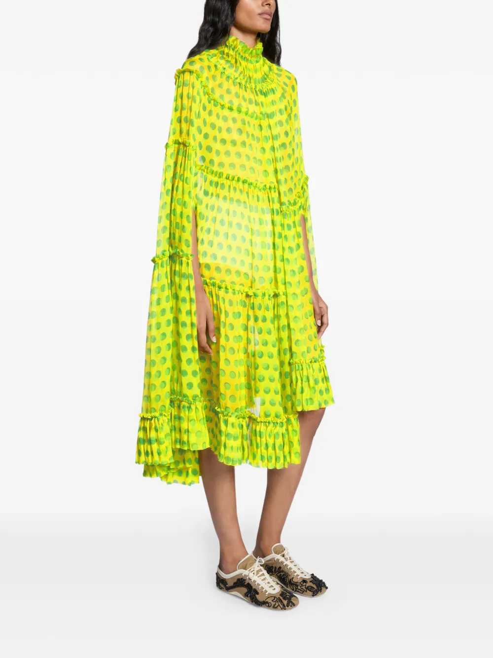 Dries Van Noten DRESS - Yellow & Orange | 6265fb9aa0af8855edfda0e01a87debec107fc75