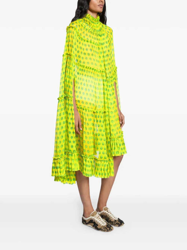 Dries Van Noten DRESS - Yellow & Orange | 6265fb9aa0af8855edfda0e01a87debec107fc75