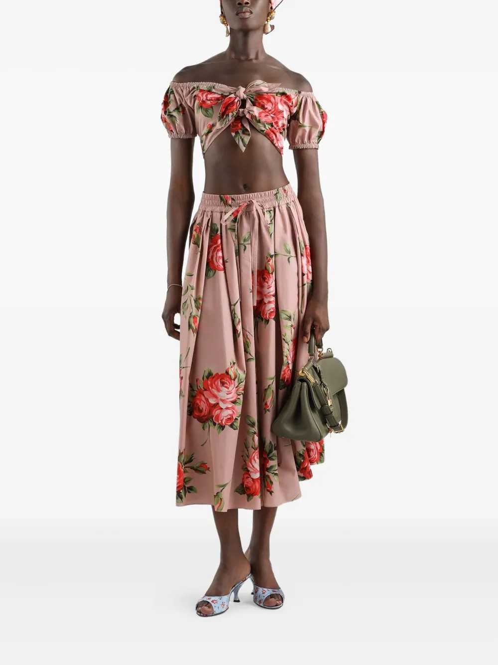 Dolce & Gabbana SKIRT - Pink & Purple | ba930437ead99695d6060f2a12bb1f459bd274e3