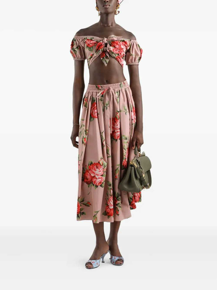 Dolce & Gabbana SKIRT - Pink & Purple | ba930437ead99695d6060f2a12bb1f459bd274e3