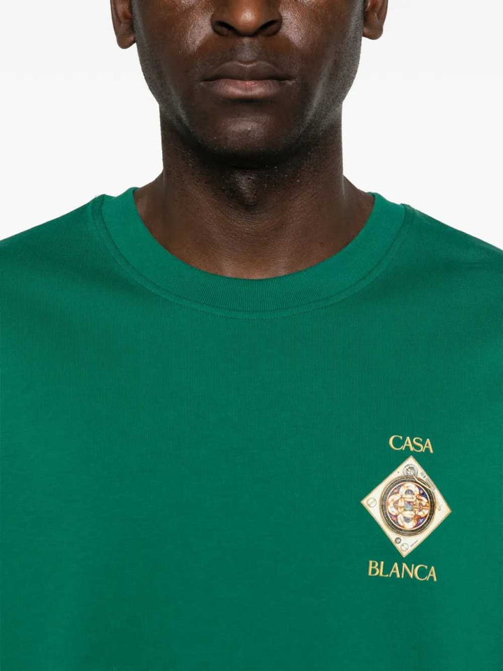 Casablanca TSHIRT - Green | 14864a4a4bfa4dabef6a98508ee2d4eec74faae3